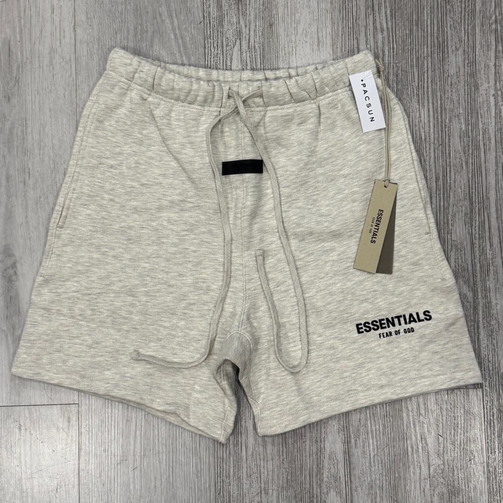 Men's and women both can wear Light Oatmeal Shorts Summer Clothes